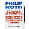 BESTSELLERS Philip Roth: Lamento di Portnoy-Pastorale americana-La macchia umana letti da Luca Marinelli, Massimo Popolizio, Paolo Pierbon. Audiolibro. 5 CD Audio formato MP3