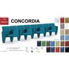 SEIPO Concordia CP1PS SQ PI 8 POSTI poltrona da sala cinema TEATRO schienale quadro Seipo Tessuto V omologata CLASS 1 IM
