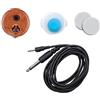 GEWA Pickup universale UP-2 Piezo, rotondo, regolatore di volume