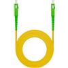 Nano Cable Nanocable 10.20.0002 - Cavo in fibra ottica per router SC/APC to SC/APC monomodale simplex LSZH, colore giallo, 2 m