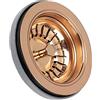 LIRA PILETTA BASKET CON TROPPO PIENO RETTANGOLARE PER LAVELLI CUCINA BRONZO LUCIDO