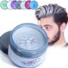 GOCBOBO Temporaneo Grigio Colore dei Capelli Cera Lavabile Colorante Dei Capelli Cera Per Cosplay Joker Spray Halloween Modellazione