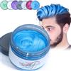 GOCBOBO Cera colorata temporanea blu per capelli, lavabile, per cosplay, Joker, lacca per capelli, modellazione di Halloween