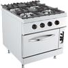 Allforfood Cucina a gas 4 fuochi con forno a gas allforfood k9s210n linea anis