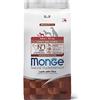 Monge Natural Superpremium PUPPY AND JUNIOR LAMB AND RICE, cibo per cani per tutte le razze (cibo per cuccioli, cibo secco per cani con agnello e riso, molto ricco di fibre e vitamine, 7,5 kg)