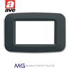 AVE 45PY03GN placca 3 moduli per scatola rettangolare 503 - grigio noir