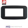 AVE 45PY04GN placca 4 moduli per scatola rettangolare 504 - grigio noir