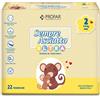 FEDERFARMA.CO SPA PANNOLINI PROFAR SEMPRE ASCIUTTO ULTRA MINI 3/6 KG 22 PEZZI