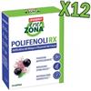 ENERZONA KIT MAXI RISPARMIO Enerzona Polifenoli RX con 12 Confezioni da 24 Capsule, per un totale di 288 Capsule