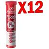 ENERVIT Kit Risparmio Enervit Ferro - Confezione 12 tubetti da 20 Compresse Effervescenti gusto Frutta Mix