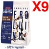 Enervit Protein KIT MAXI RISPARMIO - Scatola con 9 sacchetti di Enervit Protein Fabulous Frollini gusto Cacao Extra-Dark