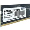 Patriot Ram SO-DIMM DDR5 16GB Patriot 5600MHz 1 Rank [PSD516G560081S]