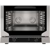 Forno elettrico ventilato a convezione con vapore indiretto 4 teglie 60x40 cm