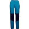 Mammut Zinal Hybrid Zip Off Pants Blu 38 / Regular Donna