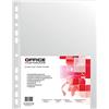 OFFICER PRODUCTS Office PRODUCTS 21141215-90 - Buste trasparenti in polipropilene, formato A4, grana 40 µm, 100 pezzi, trasparente