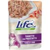 HAPIPET Life Cat Natural Tonnetto con Prosciutto, Busta 70g