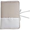FILET - Copertina per Libretto Sanitario Neonati da Ricamare, Idea Regalo Nascita da Personalizzare, Compatibile con Chaier de Santé de l'Enfant Formulaire CERFA no 12593 * 02, Made in Italy, Tortora