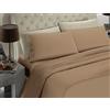 BANZAII TEXTILE INNOVATOR ONLINE Banzaii Completo Lenzuolo Matrimoniale Maxi, Corda 100% Microfibra Made in Italy, Lenzuolo Sopra 260 x 290 cm, Lenzuolo Sotto 180 x 200 x 25 cm, 2 Federe 52 x 82 cm