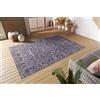 Nouristan Sues - Tappeto orientale a pelo corto, stile vintage, lavabile, resistente alle intemperie e ai raggi UV, per balcone, terrazza, giardino, soggiorno, grigio, multicolore, 155 x 235 cm