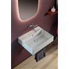 Ceramica Flaminia Lavabo Applight 60x47 da Appoggio o Sospeso - Foro Rubinetteria: Con 1 Foro Rubinetteria - Barra Portasciugamani: Con Barra Portasciugamani ART.PMW60