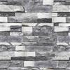 JOLIHOME Pietra Grigia Look Mattone Carta da Parati Autoadesiva Da Attaccare e Staccare Carta a Contatto Vintage Effetto Blocchi di Roccia Adesivo Murale Rotoli 44,5x500cm