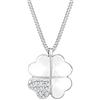 Elli Collana con Quadrifoglio da Donna in Argento