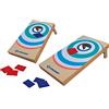 Schildkröt Cornhole, in Legno MDF Certificato FSC, Set Completo con 2 Tavole da 52 x 30 x 14 cm e 8 Sacchi di Sabbia, Gioco da Lancio per Interni ed Esterni, 970317