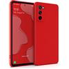 MyGadget Cover per Samsung Galaxy S20 FE - Custodia Protettiva in Silicone Morbido - Case TPU Flessibile - Ultra Protezione Antiurto & Antiscivolo Rosso