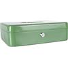 DONAU 5234001PL-06 - Cassetta portavalori extra grande, 300 x 90 x 240 mm, verde