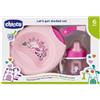Chicco Set Pappa Rosa Con Cucchiaio Rosa 6m+