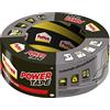 Pattex 1669220 Power Tape grigio, nastro te, riparazione telato sopraffatto, adesivo impermeabile, rotolo da 30 m, One Size
