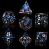 SIQUK 7 Pezzi Dadi Poliedrici Dadi da Gioco Polyhedral Dadi 7-Die DND Dice Set D4 D6 D8 D10 D12 D20 D% per DND RPG MTG Dungeon and Dragons, Stella Nera