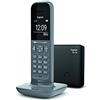 Gigaset CL390 Telefono Cordless, Funzione Black List e Non disturbare, Vivavoce, Display Ampio, Standard, Grigio [Versione Italiana]