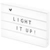 Vaessen Creative 3009-202 Scatola Luminosa Formato A3 con 85 Simboli, Bianco