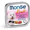 Monge - Fruit Paté e Bocconcini con Pollo e Lamponi - 100 gr