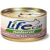 Life Cat Natural Salmone e Pollo - 85 gr