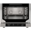 Forno elettrico ventilato a convezione con vapore indiretto e grill 4 teglie 60x40 cm