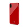 Celly - Cover Per Iphone X-rosso/vetro Temperato+tpu