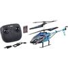 Carson 500507173 Easy Tyrann 280 2.4G 100% RTF blu - Elicottero RC, Elicottero telecomandato, robusto modello RTF (Ready to Fly) per principianti, per bambini dai 12 anni in poi