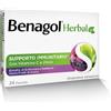 RECKITT BENCKISER H.(IT.) SPA Benagol Herbal Frutti di Bosco Integratore Sistema Immunitario 24 Pastiglie