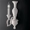 Bonetti Illumina Applique in legno bianco shabby 1 luce Fiorenza