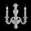 Bonetti Illumina Applique in legno bianco shabby 2 luci Leonardo