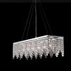 Bonetti Illumina Sospensione in ottone e ferro cromato 6 luci con strass Penelope