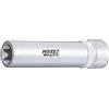 Hazet 880Lg-E8 Inserto Chiave a Bussola Torx, Argento, Attacco Quadro, Cavo, 10 mm 3/8 di Pollice