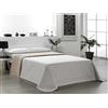 Martina Home Copriletto trapuntato, reversibile, in pelle, letto da 150