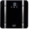 Salter SA00432FEU6 Bilancia intelligente per bagno Bluetooth, max 200 kg, peso, grasso corporeo/acqua, massa muscolare/ossea, BMI e BMR, 8 utenti in memoria, Salter Health App per smartphone, nero