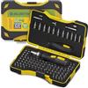 BLOSTM Set di 101 cacciaviti a cricchetto magnetico e punte di sicurezza, multifunzione Cr-V 1/4 punte per cacciavite e adattatori (Hex, stella, ecc) per computer ed elettronica - Include custodia