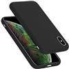 Cadorabo Custodia per Apple iPhone XS MAX in LIQUID NERO - Morbida Cover Protettiva Sottile di Silicone TPU con Bordo Protezione - Ultra Slim Case Antiurto Gel Back Bumper Guscio