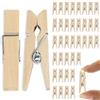 Vicloon Mollette in Legno, 110 Pezzi 2.5cm, Mini Mollette Decorative, per Bucato Riutilizzabile, per Decorazione Domestica e Artigianale, Visualizzazione di Foto