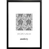 Modery Cornice Nera da Parete A3 per Foto e Poster, in Legno (29.7x42cm, Nero)